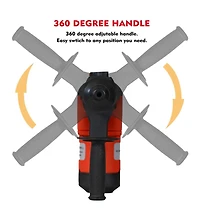 Rotary Hammer 1100W(Red + Black) 1-1/2" Sds Plus Rotary Hammer Drill 3 Functions