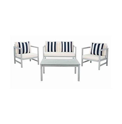Montez 4 Pc Outdoor Set With Accent Pillows