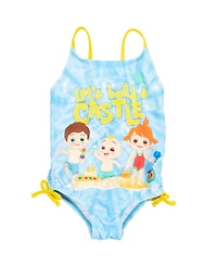 CoComelon Toddler Girls Tomtom Yoyo Jj One Piece Bathing Suit