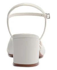 Schutz Women's Keefa Mid-Block Heel Sandals