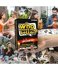Quokka Family Board Games for Adults and Teens - Who Knows Me Better Classic 500+ Questions