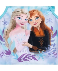 Frozen Little Girls Disney Princess Anna Elsa Tankini Top and Bikini Bottom Swim Set