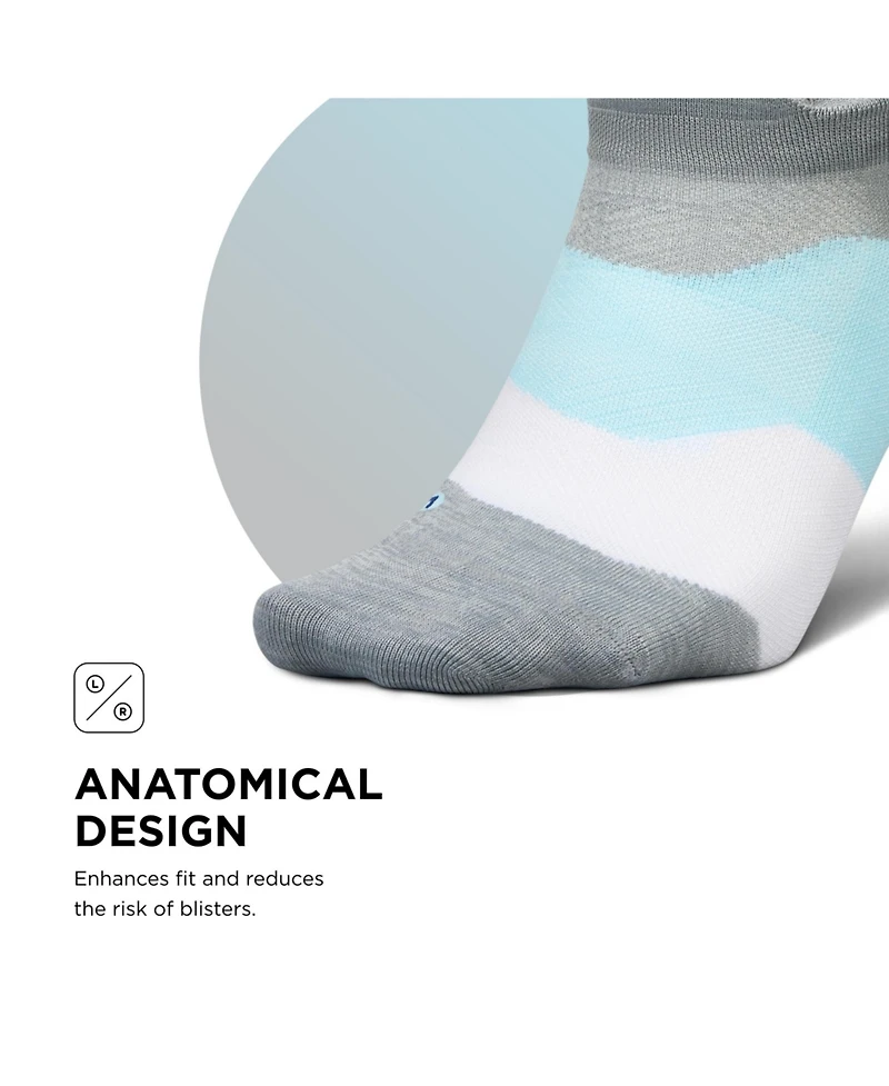 Feetures Men's Elite Ultra Light Cushion Ankle Socks - Sport Sock with Targeted Compression