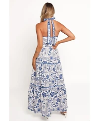 Petal and Pup Women's Fernanda Halterneck Maxi Dress