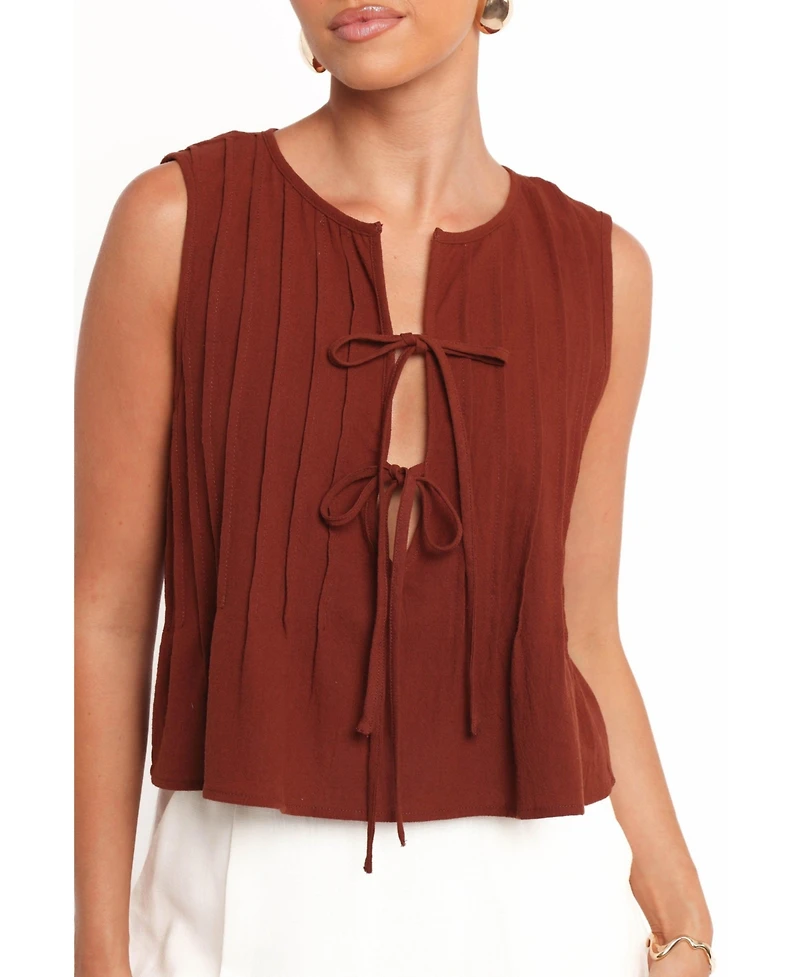 Petal and Pup Women's Nika Pleated Top