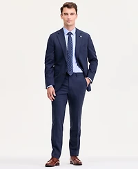 Ted by Baker Men's Modern-Fit Blue Sharkskin Wool-Blend Suit Separate Jacket