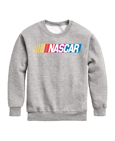 Nascar Big Boys Logo Graphic Crew Fleece Sweatshirt