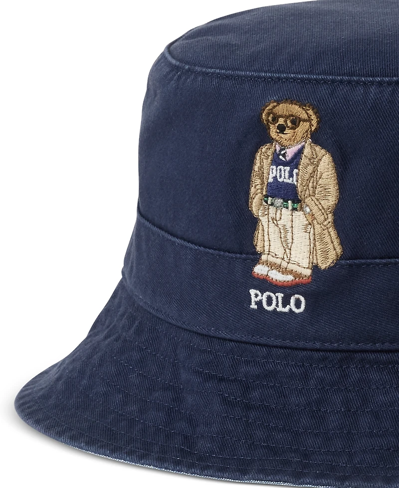 Polo Ralph Lauren Men's Bear Twill Bucket Hat
