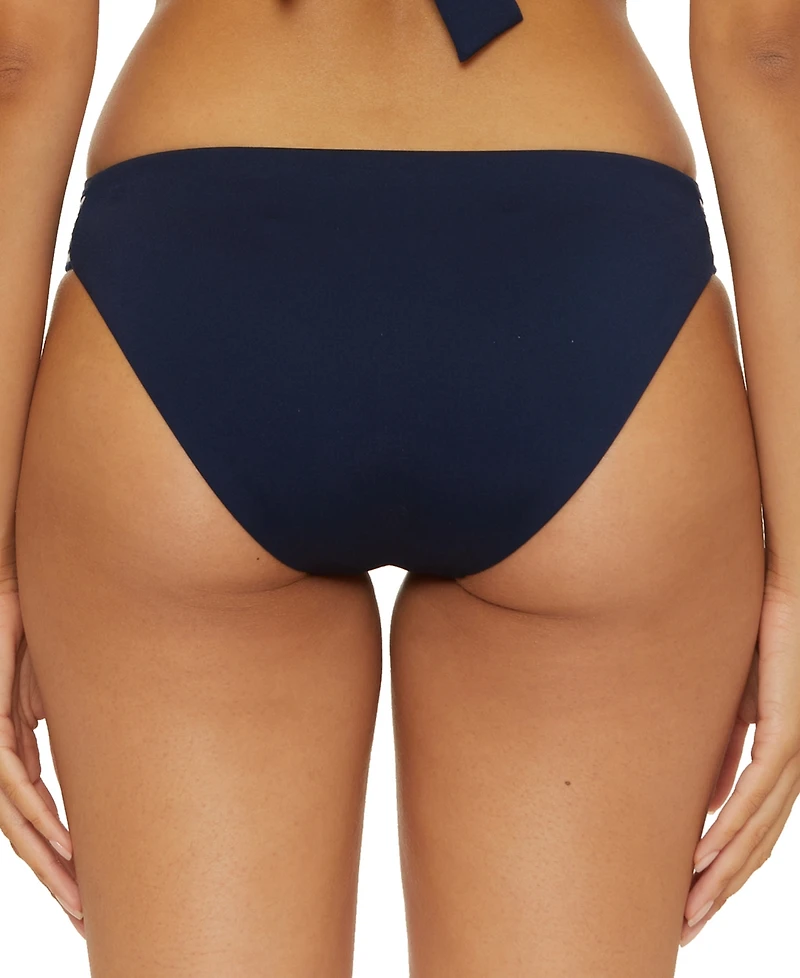 Trina Turk Women's Monaco Pleated Bikini Bottoms