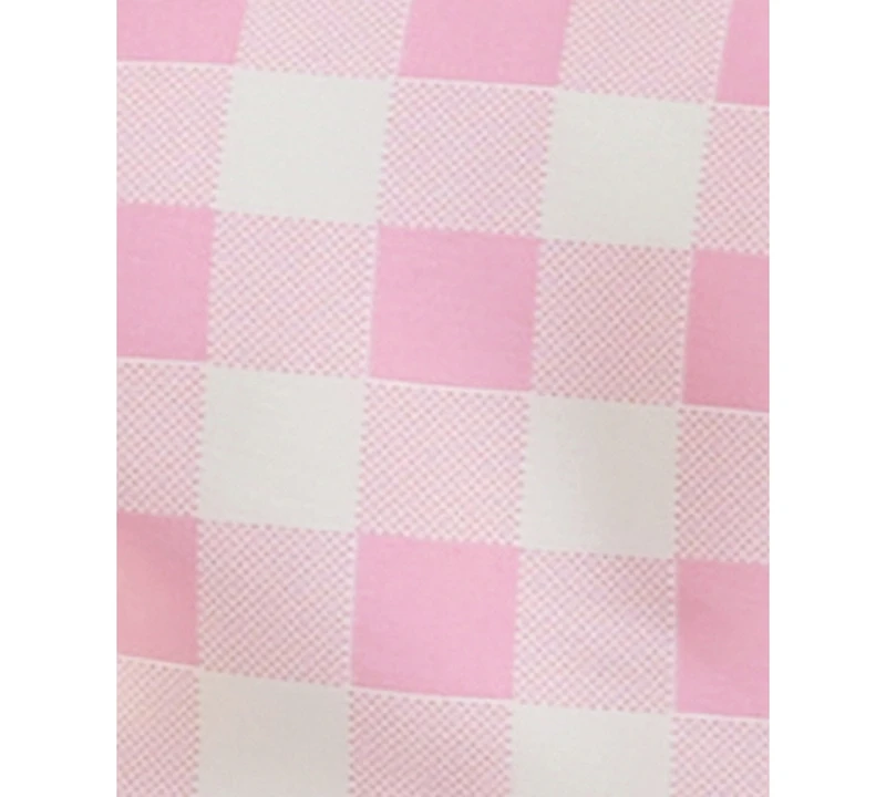 pear culture Juniors' Checkered Fit & Flare Midi Dress