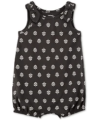 Carter's Baby Girls Floral-Print Cotton Romper
