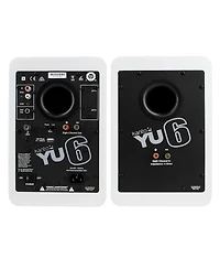 Kanto YU6 Powered Bookshelf Speakers with SE6 Elevated Desktop Speaker Stands