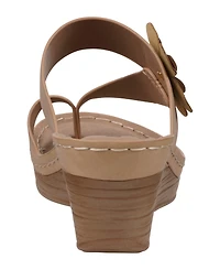 Gc Shoes Women's Taryn Floral Wedge Sandals