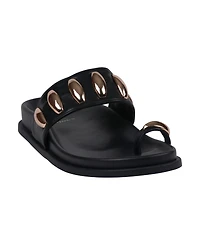 Gc Shoes Women's Sonya Toe Ring Footbed Flat Sandals