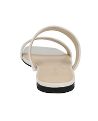 Calvin Klein Women's Felisa Double Band Slip-On Flat Sandals