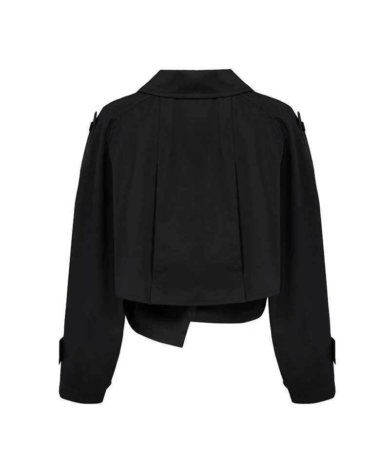 Pcfg Women's Free Heaven Cropped Trenchcoat