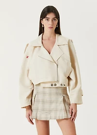 Pcfg Women's Free Heaven Cropped Trenchcoat