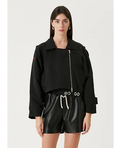Pcfg Women's Free Heaven Cropped Trenchcoat