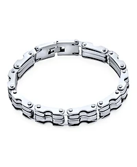 Bling Jewelry Heavy Bicycle Chain Bike Link Bracelet Stainless Steel