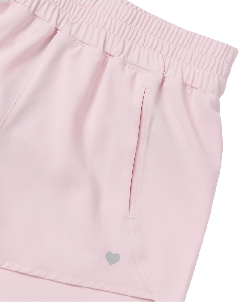 Lands' End Big Girls Plus Stretch Woven Active Shorts