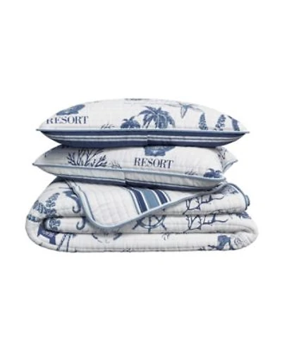 Linery Co. Coastal Cotton Quilt Sham Set