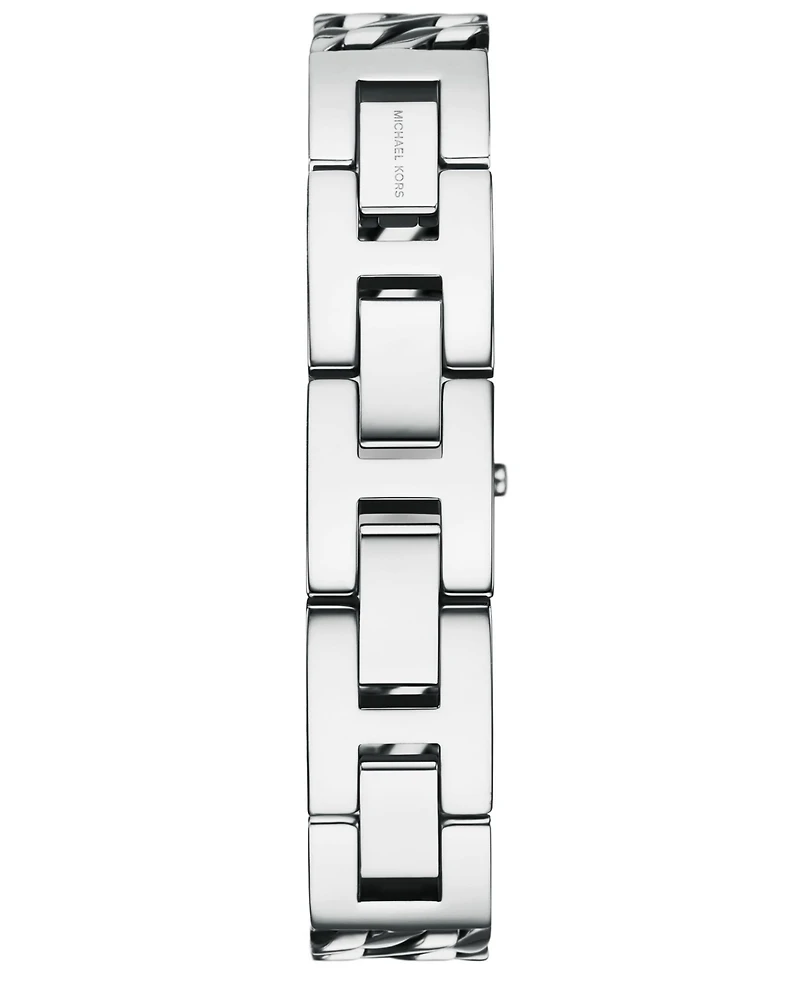 Michael Kors Women's Darrington Silver-Tone Stainless Steel Watch, 14mm