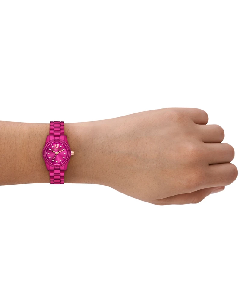 Michael Kors Women's Limited Edition Lexington Wild Berry Stainless Steel Watch, 26mm