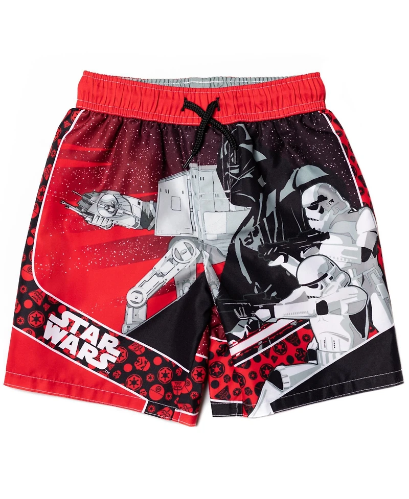 Star Wars Toddler Boys Rash Guard and Swim Trunks Outfit Set