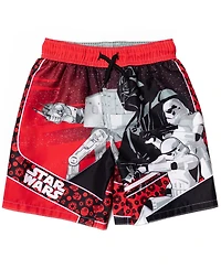 Star Wars Toddler Boys Rash Guard and Swim Trunks Outfit Set