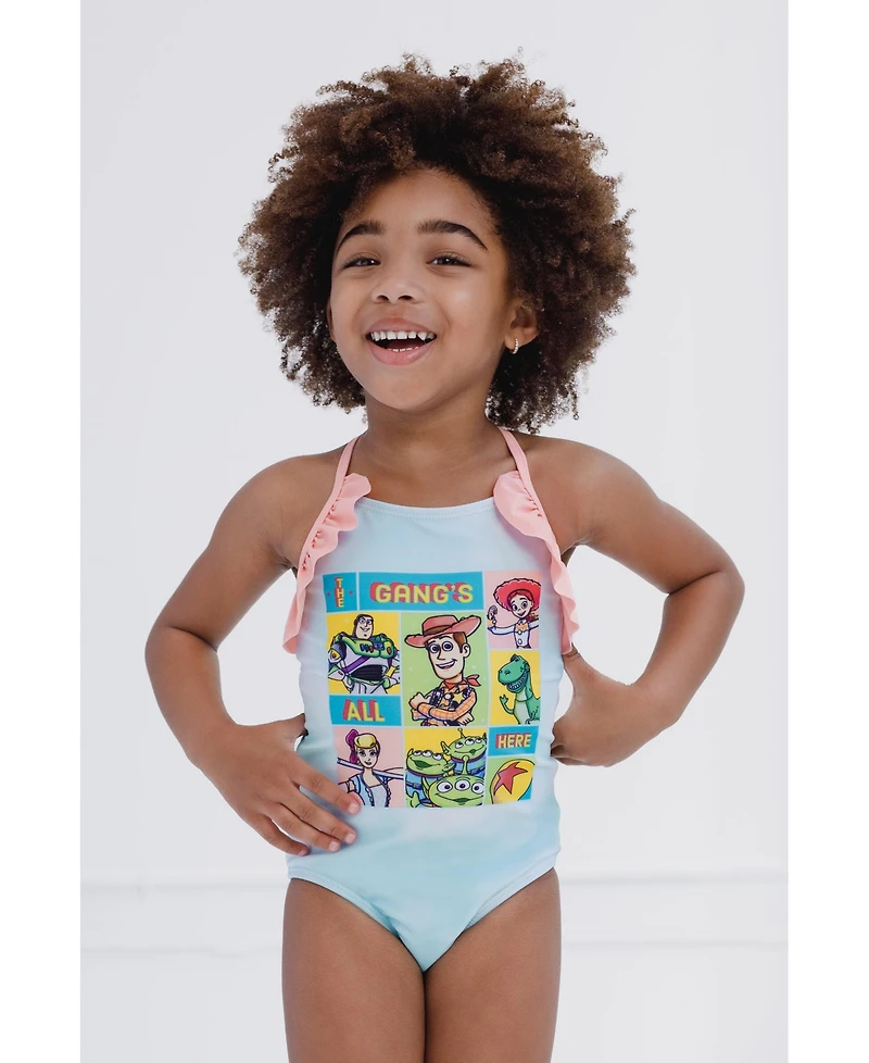 Disney Girls Toy Story Upf 50+ One Piece Bathing Suit