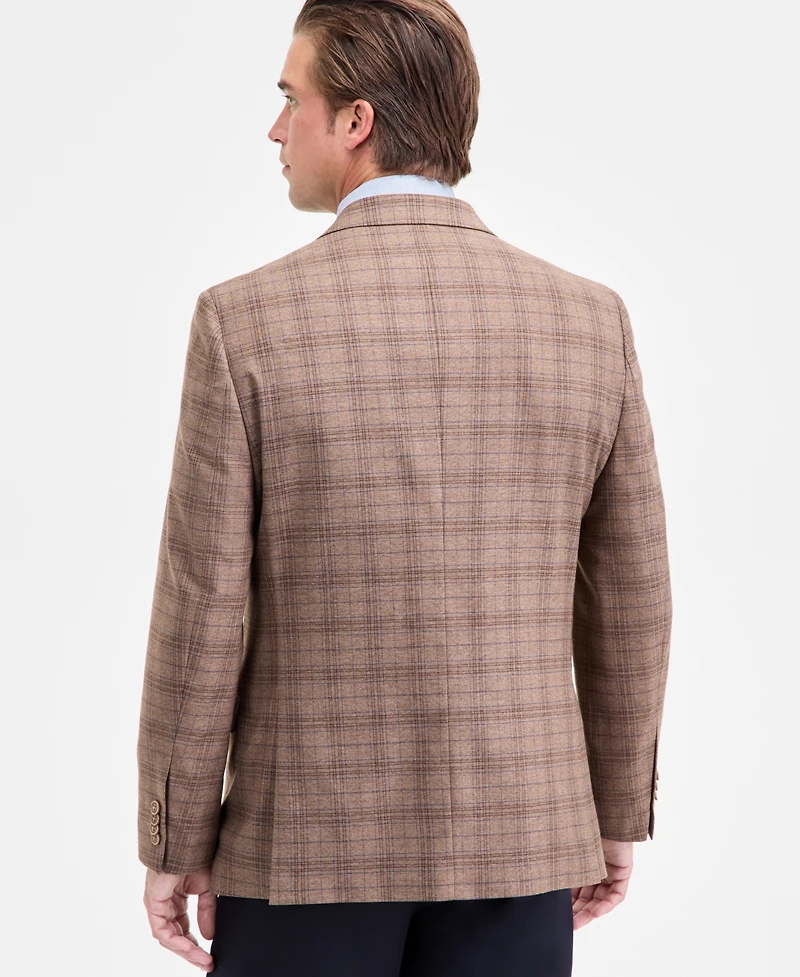 Nautica Men's Modern-Fit Stretch Pattern Sport Coat