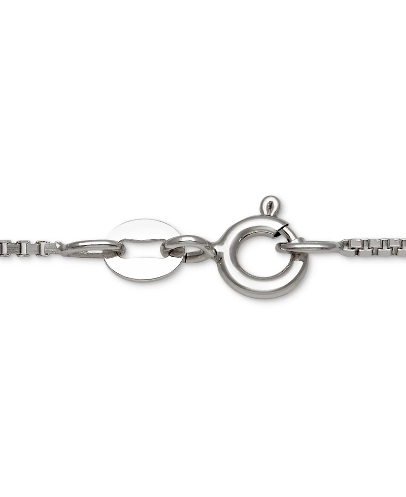 Belle de Mer Cultured Freshwater Pearl (9mm) & Lab-Created White Sapphire (1-1/2 ct. t.w.) Swirl 18" Pendant Necklace in Sterling Silver