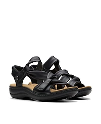 Clarks Collection Women's Laurieann Bell Round Toe Flat Sandals