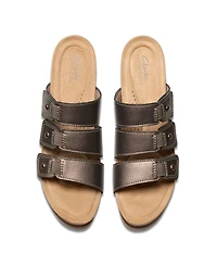 Clarks Collection Women's Calenne Lily Wedge Sandals