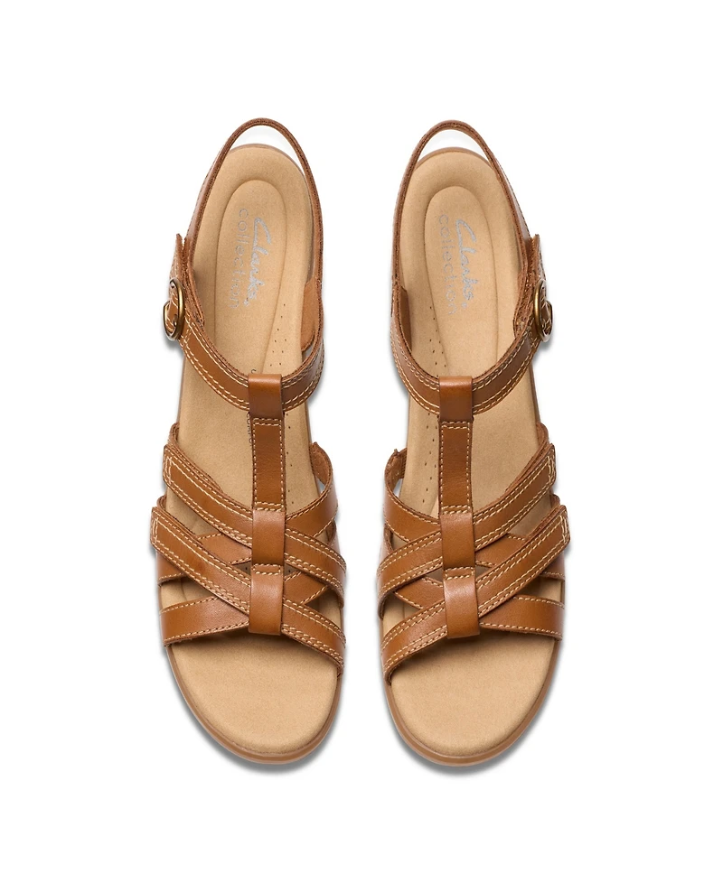 Clarks Collection Women's Emily2 Rose Block Heel Sandals