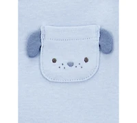 Carter's Baby 5-Pk. Cotton Dog-Print Short-Sleeve Bodysuits