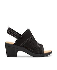 Clarks Collection Women's Emily2 Mist Block Heel Sandals