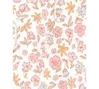 Carter's Baby Girls Cotton Floral Sleep & Play Pajamas