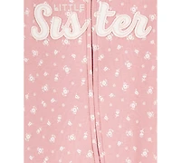 Carter's Baby Girls Cotton Little Sister Sleep & Play Pajamas