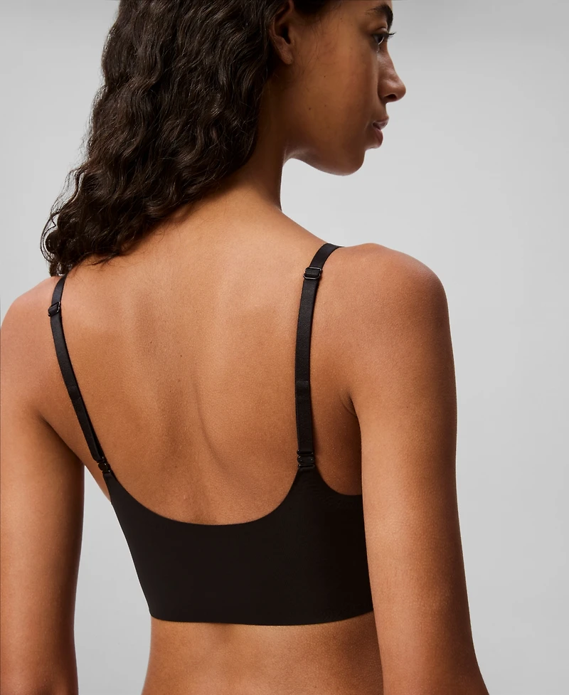 Calvin Klein Women's Invisibles Comfort Lightly Lined Triangle Bralette QF5753