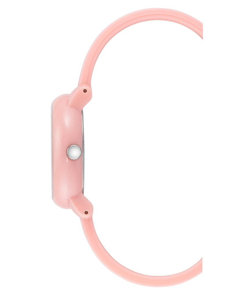 Armitron Kid's Quartz Tinker Time Pink Silicone Watch, 32mm