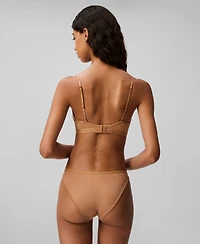 Calvin Klein Women's Form To Body Lightly Lined Triangle Bralette QF6758
