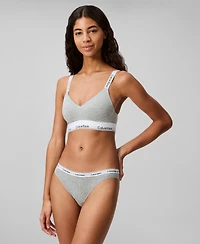 Calvin Klein Women's Modern Cotton Lightly Lined Bralette QF7059