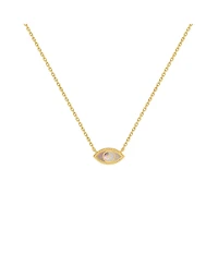 Glowing Energy Evil Eye Mother of Pearl Necklace