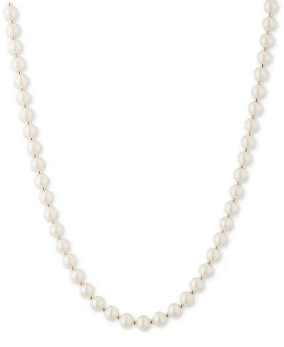 Lauren Ralph Lauren Gold-Tone Imitation Pearl 16" Collar Necklace
