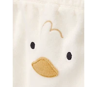 Carter's Baby Little Hooded Cardigan, Duck Bodysuit & Pants, 3 Piece Set