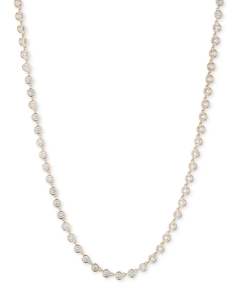 Lauren Ralph Cubic Zirconia Tennis Necklace, 16" + 3" extender