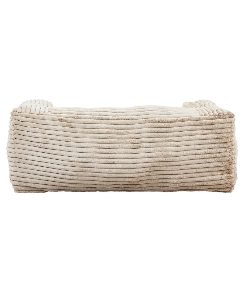 Primo International 26" Corduroy Foam Bean Bag Sofa