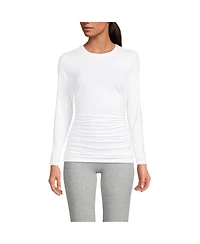 Lands' End Women's Power Performance Long Sleeve Fitted Tee