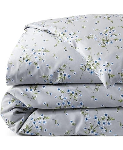 Lands' End 700 Thread Count Luxe Sateen Egyptian Cotton No Iron Duvet Bed Cover